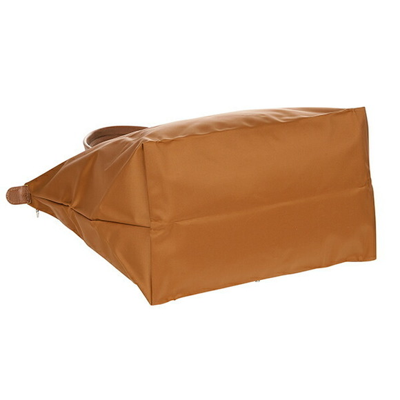 Longchamp Le Pliage Green Shoulder Bag L Tote Bag Brown - Picture 3 of 9